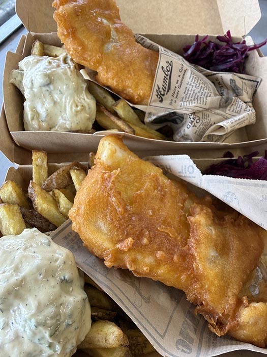 traiteur retour de mariage morbihan, fish and chips traditionnel